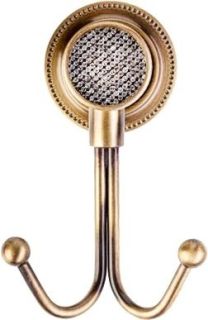 Крючок двойной Boheme Royal Crystal бронза 10926-BR